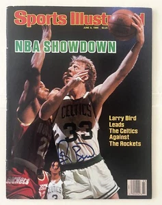 Larry Bird autographed signed 1986 Sports Illustrated SI magazine NBA Champs - Picture 1 of 4