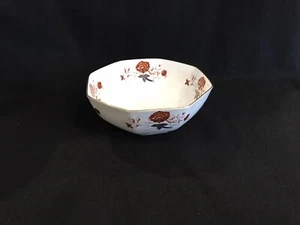 Royal Crown Derby Porcelain  Bali  Octagonal Footed Vegetable Bowl 8 1/4" A1100 - Picture 1 of 10