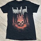 Y2K Lamb of God T Shirt Graphic Short Sleeve Black Logo Mens Size Small