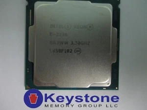 Intel Xeon E-2136 3.3-4.5GHZ 6 CORE 12MB 80W SR3WW LGA1151 CPU *KM - Picture 1 of 1