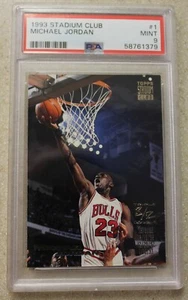 1993 Topps Stadium Club Michael Jordan #1 - PSA 9 - MINT - Bild 1 von 2