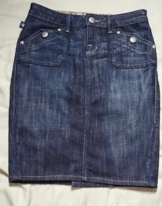 Rock & Republic Denim Skirt Blue Size 25 - Picture 1 of 23