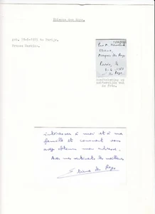 10 Original Autographs with Some Photos, Politics, Nobility, France (L6877) - Picture 1 of 10