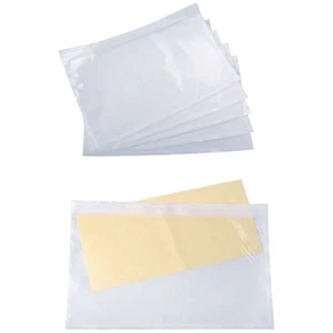 LÖWENBISS 100st Lieferscheintaschen ， transparent selbstklebend - Bild 1 von 3