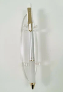 TUL Pearl White Stift einziehbare schwarze Gel Tinte, Weißgoldschaft limitierte Auflage - Bild 1 von 5