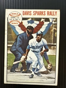 1964 TOPPS #137 WORLD SERIES GAME 2 WILLIE DAVIS VG *Hot Corner Vintage* - Picture 1 of 2