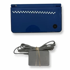 Nintendo DSi DSi XL Videospielkonsole USZ-1 Blau gebrochenes Scharnier funktioniert aber noch - Bild 1 von 7