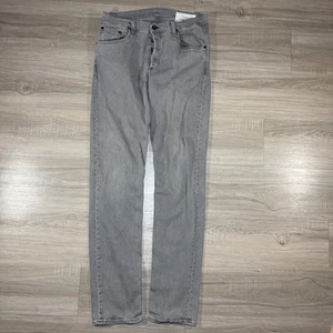 Jeans uomo Rag & Bone Button Fly standard gamba slim grigio ferro elasticizzato taglia 33 - Foto 1 di 8