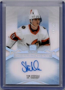 Tim Stutzle Enshrinements Auto /99 2020-21 The Cup Rookie Senators E-TS - Picture 1 of 2