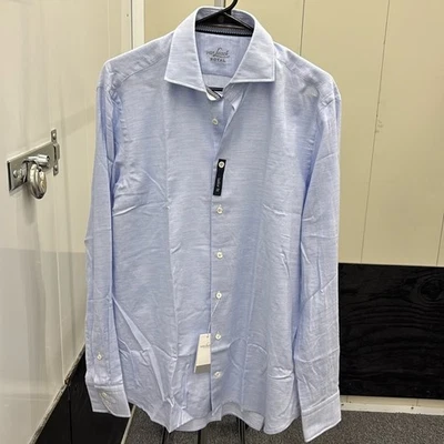 NWT Van Laack Royal Men's Classic Blue Dress Shirt Size M - Image 1 of 4