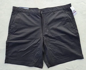 Pantalones Cortos Lands End Para Hombres 42 Negros Rendimiento Elastizados Chinos Golf Informales Frente Plano - Imagen 1 de 8