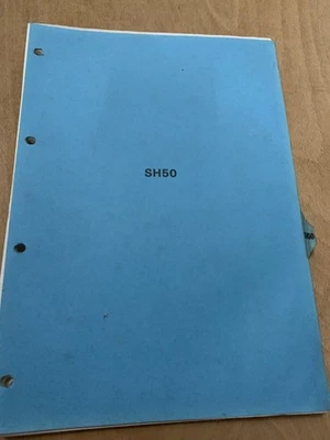 HONDA SH50 GENUINE FACTORY WORKSHOP MANUAL - Image 1 of 4
