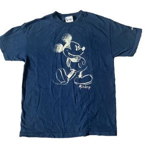Vintage Walt Disney World Mickey Mouse Outline T-Shirt Size Large - Picture 1 of 8