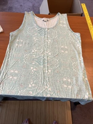 Camiseta sin mangas Simply Noelle verde menta. Talla 12/14 Foto 1 de 4