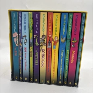 Roald Dahl Collection - 12/15 Paperback Boxed Book Set 2013. Missing 3 Books - Picture 1 of 8