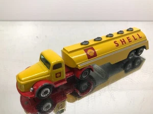 TEKNO DENMARK 434 VOLVO TITAN SHELL TANKER TRUCK+TRAILER -RED 1:50- GOOD - 436 - Imagen 1 de 8