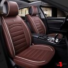 For Ford Brown Comfortable Leatherette Luxury Soft Front Car Seat Covers