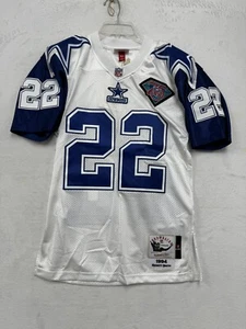 100% Authentic Emmitt Smith Mitchell & Ness 1994 Cowboys Jersey Size 36 S Mens - Picture 1 of 10