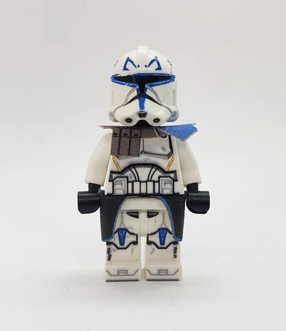 Custom Printed CAC Star Wars Phase 2 Captain Rex Minifigure 501st Lego Parts Cover