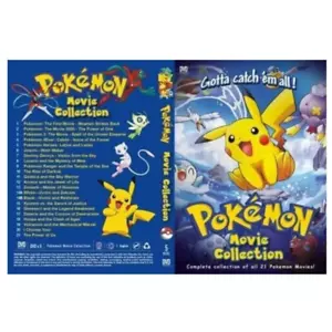 DVD Pokemon(21 in 1 Movie) ENGLISH VERSION Collection Box Season All Region - Picture 1 of 8