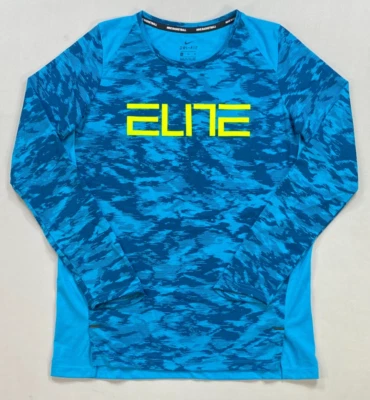 Camisa de baloncesto de manga larga Nike Dri-Fit Elite para niñas y jóvenes Foto 1 de 4