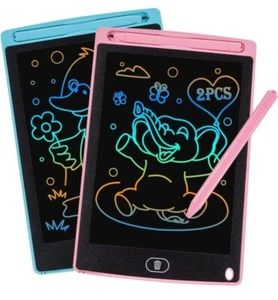 Tablette de dessin et d’écriture LCD pour enfants 8.5 pouces, réutilisable - Photo 1/24