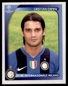 Panini Champions League (2008-2009) Cristian Chivu Internazionale Milano No.302