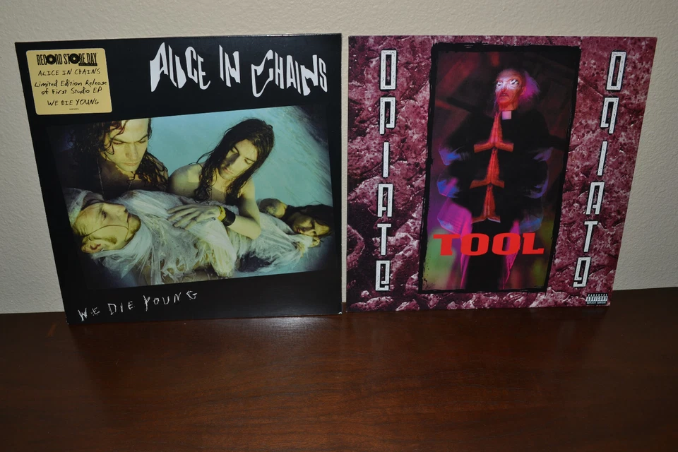 Vinyl Lot - Alice In Chains SEALED We Die Young RSD-Tool Opiate NM Extended Play Foto 1 de 4