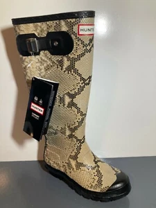 NEW Hunter Multicolor Carnaby Snake Side Buckle Rain Boot EUR 35/36 US US 4 M - Picture 1 of 6