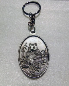 Panda Gigante - Peltre 1989 Seaqull World Wildlife - Llavero - Imagen 1 de 2