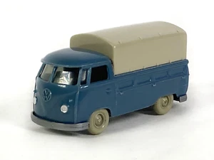 Lot 2504090 Wiking VW T 1 Pritsche mit Blinkern mattgraublau 1964-68, CS 326-2-D - Foto 1 di 9