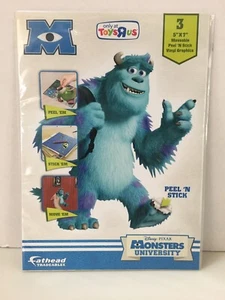 Monsters University Fathead Tradeables Stickers 3 Pack 5X7 Disney Pixar TRU Excl - Picture 1 of 6