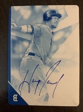 Hanley RAMIREZ 2015 Topps Finest Cyan Printing Plate AUTO #FA-HR 1/1 Red Sox