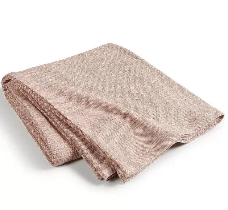 OAKE Yarn Dyed 100 Cotton Weave Luxury Blanket Bisque/Quartz Queen 90"x96"