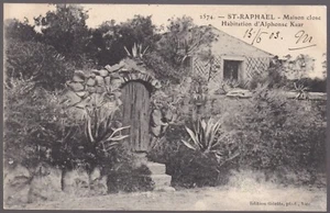 St RAPHAEL 83 Maison Close d'Alphonse KAAR CPA écrite à Durand de Fontmagne 1903 - Imagen 1 de 2