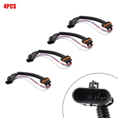 4x Tail Light Power Harness For Polaris RZR 15-23 Whip Brake Light License Plate - Image 1 of 4