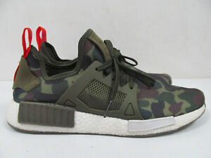 Adidas Boost Olive Duck Camo Die Weltmarke With 3 Stripes Size UK 9.5