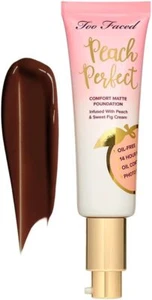 Too Faced Peach Perfect Foundation COMFORT MATTE 48ml (Shade GANACHE ) - Picture 1 of 3