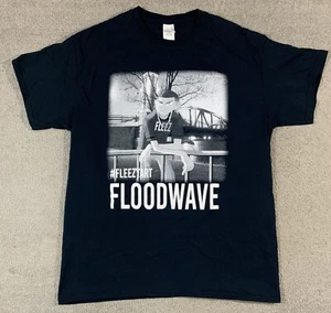 Floodwave Fleez #Fleezyart Glidden Graphic Tee Unisex Large Black - Picture 1 of 8