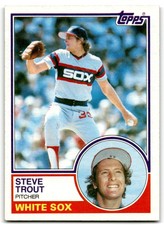 1983 Topps Steve Trout Chicago White Sox #461