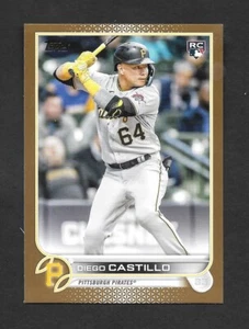 2022 Topps Update DIEGO CASTILLO RC Gold Parallel #/2022 - PIRATES - #US85 - Picture 1 of 1