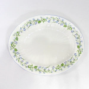 Shelley England Harebell Oleander 12" Oval Serving Platter Fine Bone China - Picture 1 of 6