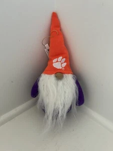 Clemson Tigers Weihnachtszwerg Neu mit Etikett handgefertigtes Sammlerstück - Bild 1 von 4