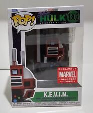 FUNKO POP! MARVEL COLLECTOR CORPS EXCLUSIVE KEVIN #1303 SHE-HULK W/ PROTECTOR