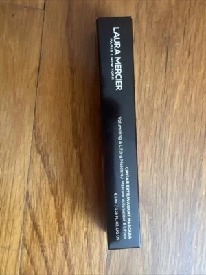 LAURA MERCIER ~ CAVIAR EXTRAVAGANT MASCARA ~ BLACK ~ Full Sz, Brand NEW in BOX - Image 1 of 2