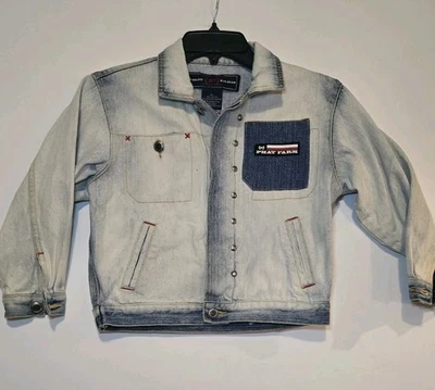 Chaqueta vaquera vintage Phat Farm logotipo de toro de Nueva York bordada talla 6 Foto 1 de 4