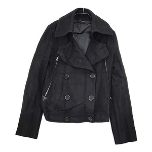 HYSTERICS 3AJ-3141 Wool Melton Gr. S Reiterjacke schwarz 5-1111T△ - Bild 1 von 7