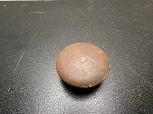 Salvaged Antique 19th Century Round Round Wood Knob/Pull Cabinet Drawer - Picture 1 of 5
