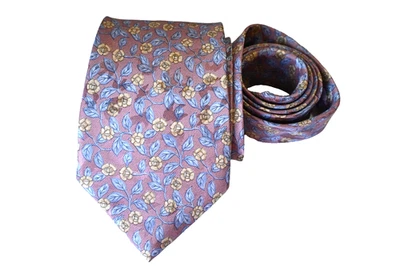 CORBATA HOMBRE NINA RICCI ROSA, AZUL/FLORAL ANCHO: 3.5/8" LARGO: 59" Foto 1 de 3