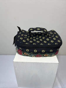 Vera Bradley Katherine Roll Out Zippered Jewelry Case Cosmetic USA Rare VTG - Picture 1 of 9
